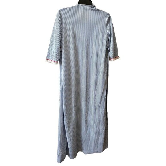 Vintage TEXSHEEN Lingerie Prairie Modest Lace Gown Robe XS Set Semi Sheer Sissy - Picture 10 of 12